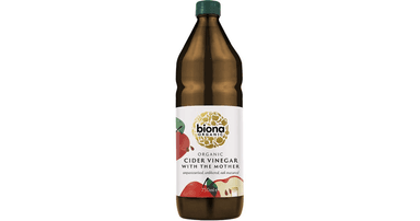 Neskaidrintas obuolių sidro actas, ekologiškas