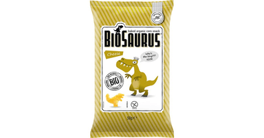 Kepti kukurūzų traškučiai su sūrio prieskoniais, ekologiški