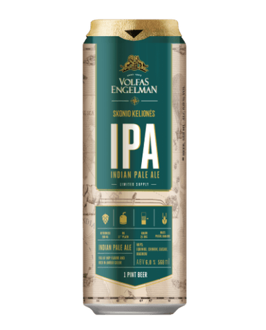 Beer VOLFAS ENGELMAN Pasaulio skoniai Ipa, 6,0%, 0,568 l, can