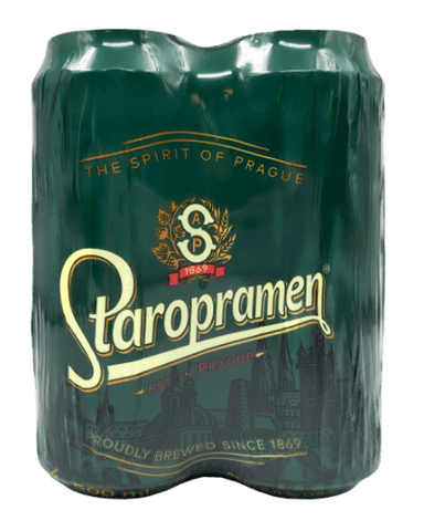 Alus STAROPRAMEN Premium Pack, 5%, 4 x 0,5 l New