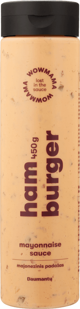 Majonezinis padažas WOWMAMA Hamburger, 450 g