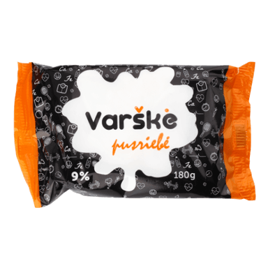 Pusriebė varškė, 9 %, 180 g