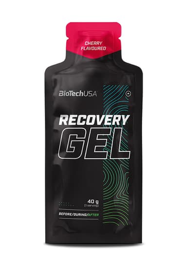 Atstatomasis gėrimas BioTechUSA Recovery Gel, vyšnių skonio, maisto papildas, 40 g