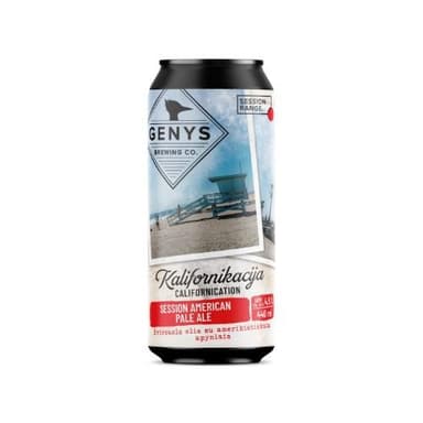 Beer GENYS, California, Session American Pale Ale, 4.5%, 0.44l, can, D