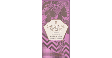 Milk chocolate 55% FEMMES DE VIRUNGA, organic