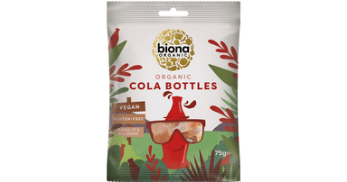 Gummy candies 'Cola Bottles', organic