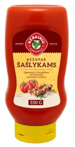 Ketchup KĖDAINIŲ Šašlykams, 550g