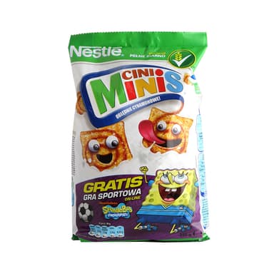 Wheat squares NESTLE Cini Minis, with cinnamon,  250 g