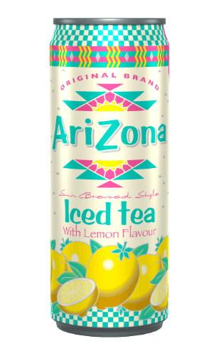 Black tea drink ARIZONA, lemon flavor, 0.33 l D