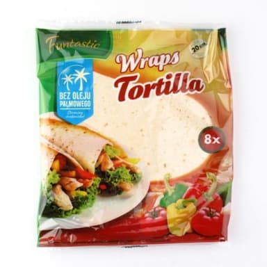 Tortilla FUNTASTIC, 8pcs. x 20 cm, 296 g