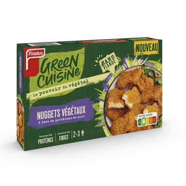 Frozen vegan steaks FINDUS  Nuggets vegetaux, 250g