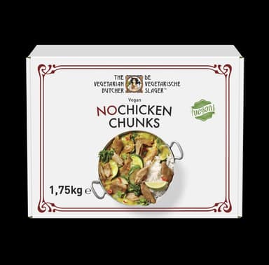 Frozen vegan pieces THE VEGETARIAN BUTCHER Nochicken chunks, 1.75 kg
