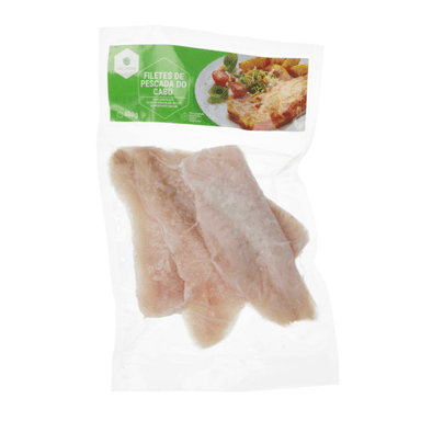 Frozen skinless fillet of sea pike