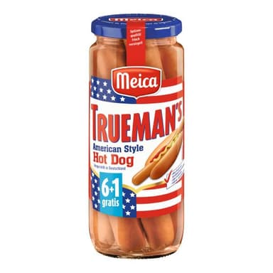 Boiled sausages MEICA Trueman's, in a jar, 350 g