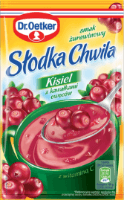 Cranberry kissel DR. OETKER, with fruit, 32,5 g