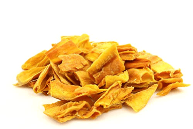 Dried mango strips, 4-9 cm, kg D