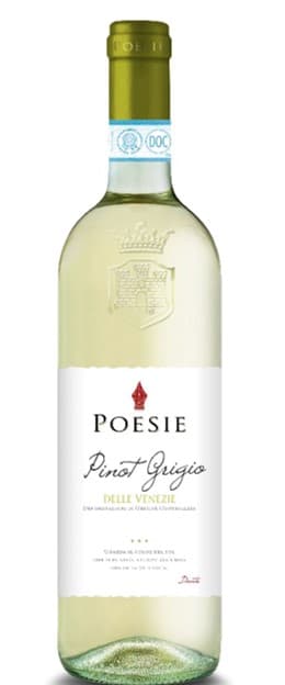 Italian table wine Cantina di Soave Pinot Grigio Poesie, 12%, 0,75 l