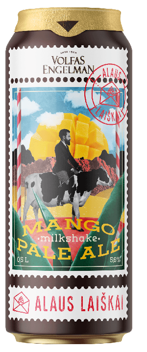 Alus, ALAUS LAIŠKAI, Milkshake, 5,6%, 0,5 l