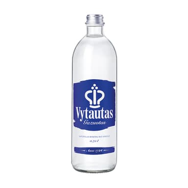 Natūralus mineralinis vanduo VYTAUTAS, stiklinėje taroje, 0,75l