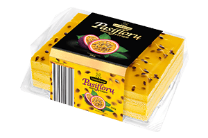 Pasiflorų skonio pyragas, 350g