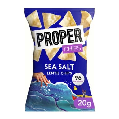 Lęšių traškučiai su jūros druska