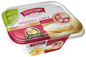 RAMBYNO spreadable cheese with hard cheese DŽIUGAS, 175 g