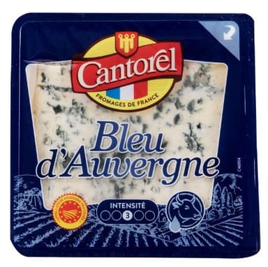 Blue mold cheese BLEU D'AUVERGNE, 50%, DOP, 125 g