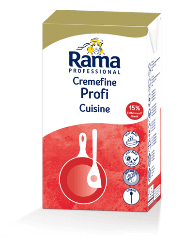 Blend of flour and vegetable fats RAMA Cremefine Profi, 15%, 1 l