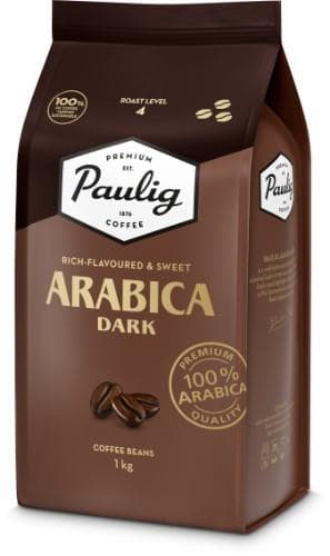 Kavos pupelės PAULIG Arabica, Dark 1 kg