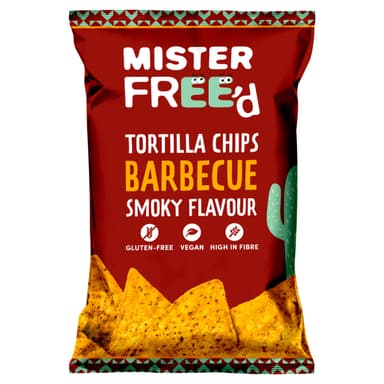 Tortilla chips MISTER FREE'D BBQ flavor, 135 g