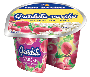 Dessert GRŪDĖTA, with cranberry, 150 g