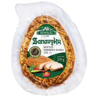 Fried cottage cheese ZANAVYKų, 22% fat. 230 g