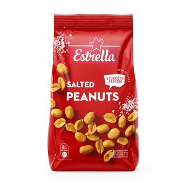 Kepinti žemės riešutai ESTRELLA, su druska, 240 g