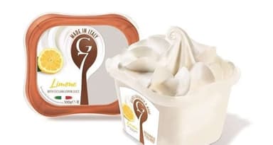 Italian ice cream G7 Limone in a box, 1000 ml