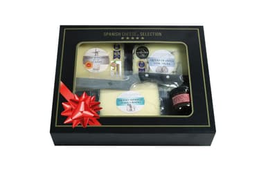 Spanish set for gourmets: Manchego, Iberico and sheep's milk cheese, fig jam 480g