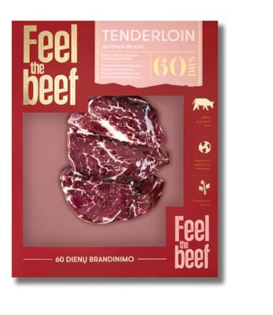 Dry matured, 60 days, beef cut, ~ 150g