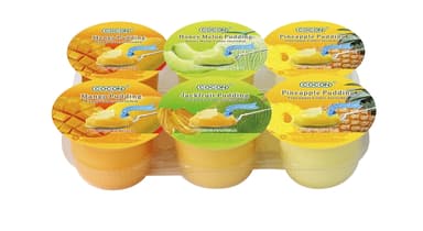 Pudingai COCON, įvairių skonių, 6 vnt, 708 g