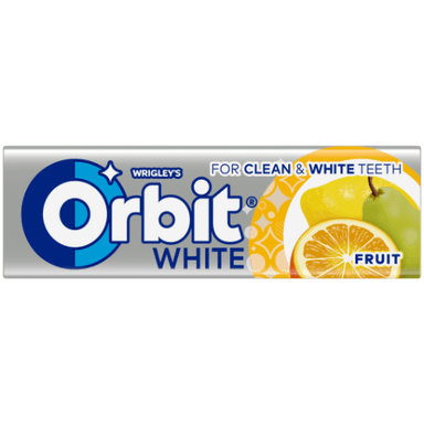 Kramtomoji guma ORBIT White Fruit, 14 g