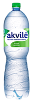 Lengvai gazuotas natūralus mineralinis vanduo AKVILĖ, 1.5l