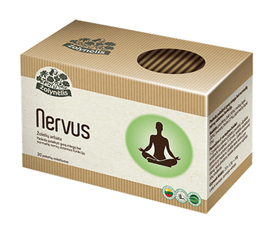 Herbal Tea ZOLYNĖLIS (NERVUS), 20 pcs.