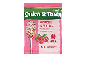 Avižinė košė su avietėmis SKANĖJA 25x40 g