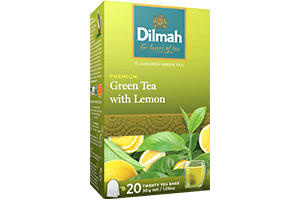 DILMAH Green Lemon Green Tea with Tea Bags, 30 g