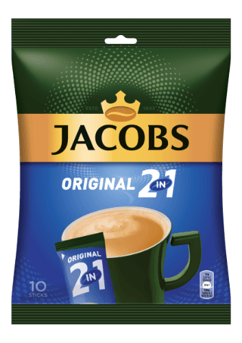 Coffee drink JACOBS Original 2in1, in bags, 10 x 14 g