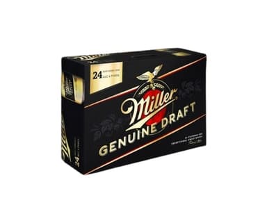 Beer MILLER Genuine Draft, 4,7%, 0,33l, 24 pcs.