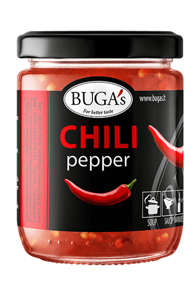 Chili pepper BUGA's , 160 g