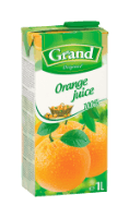 Orange juice GRAND, 100%, 1 l