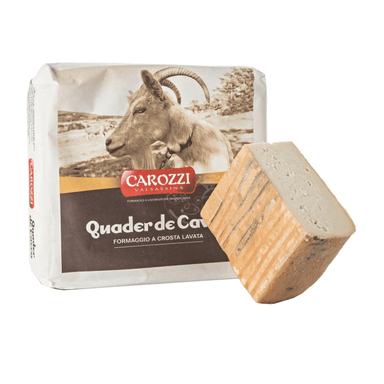 Goat's milk cheese QUADER DE CAVRA, aged 35 days.