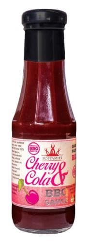Sauces-marinade POPPAMIES, Cherry & Cola BBQ, 345 g