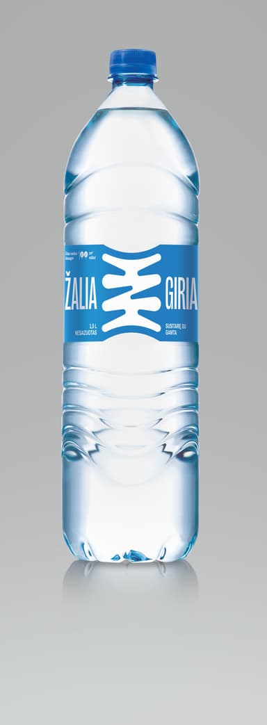 Spring water ŽALIA GIRIA Premium, 1,5 l