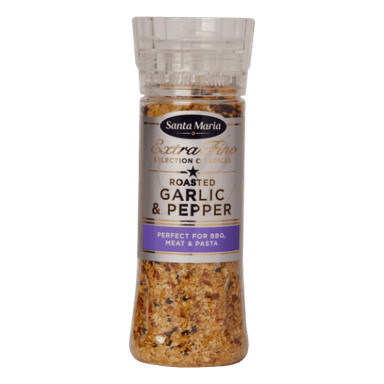 A mixture of roasted garlic and pepper spices SANTA MARIA, grinder, 265 g